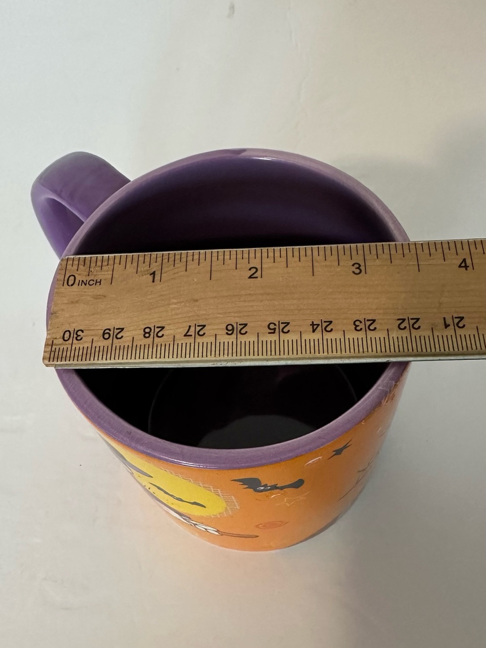 Disney Minnie Mouse Halloween Mug - Purple & Orange - Picture 5 of 5